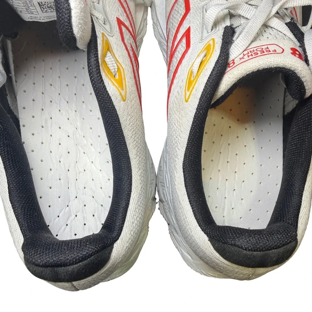 New Balance Fresh Foam X 880 v14 Mens 9.5 Wide Running Shoes White Red M880F14